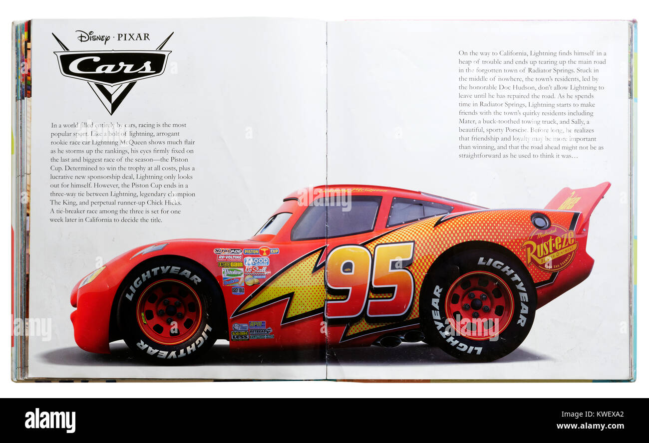 What car is Lightning McQueen? How the animated character was created.