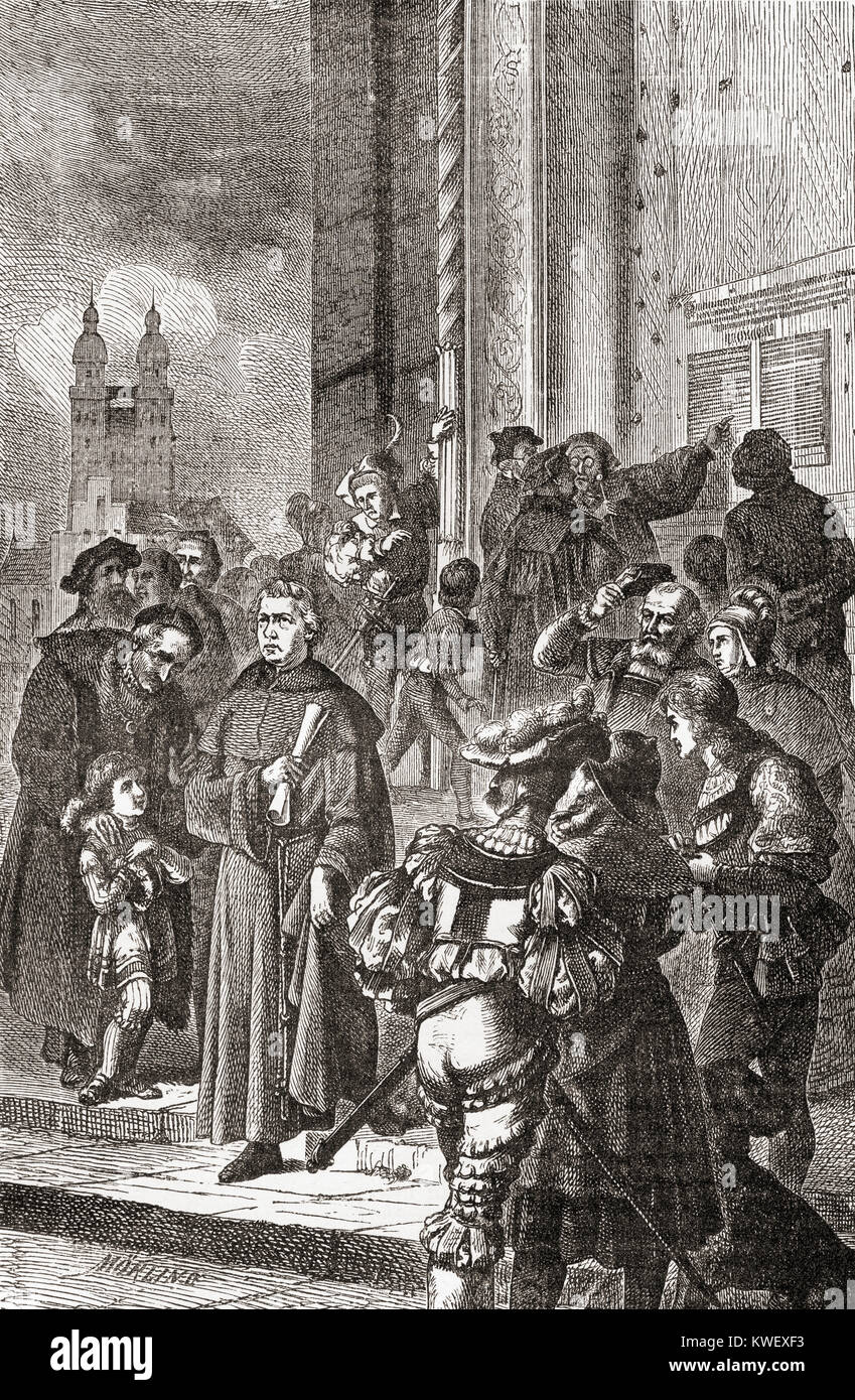 1517 martin luther hi-res stock photography and images - Alamy