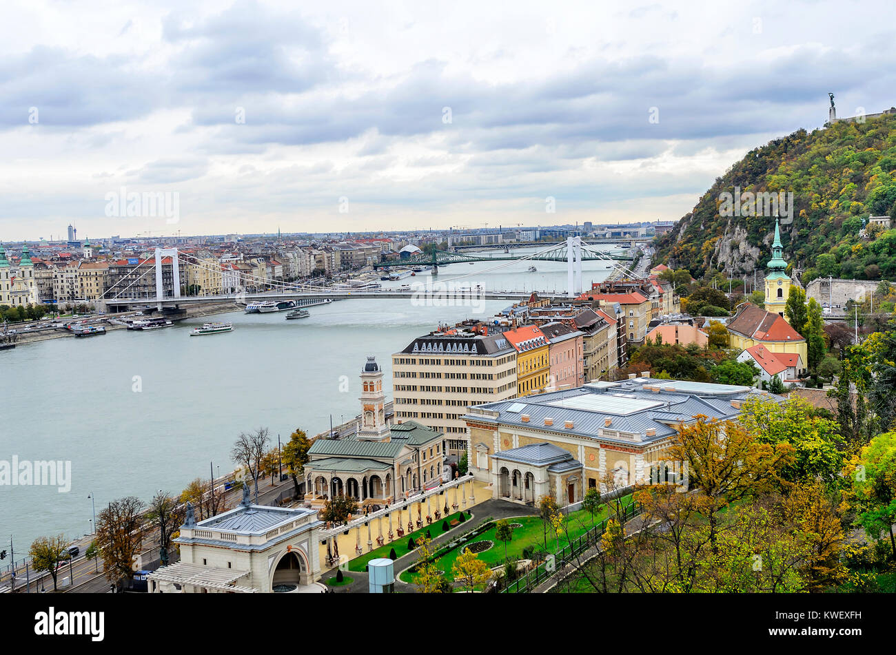View of Budapest from the Royal Palace Stock Photo - Alamy