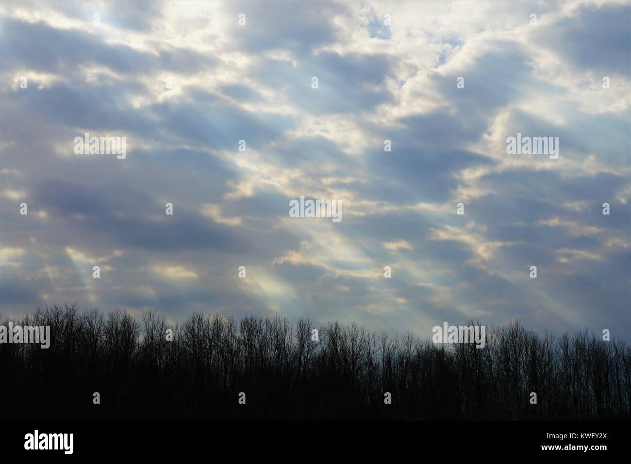 The Heavens Declare the Glory of God Stock Photo