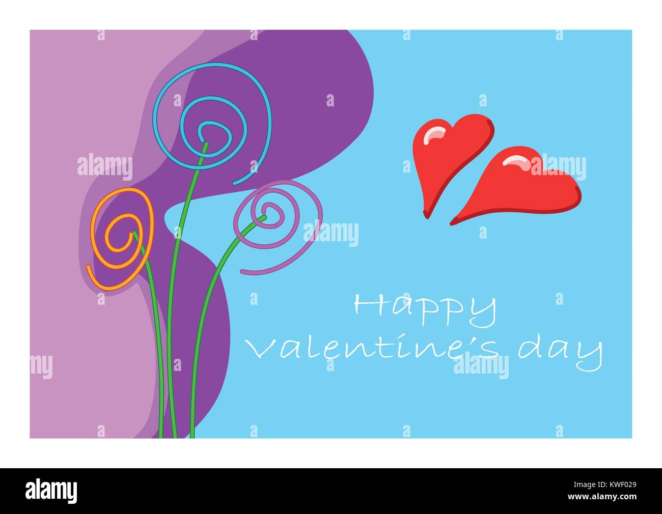 Happy Valentine's day card Stock Vector