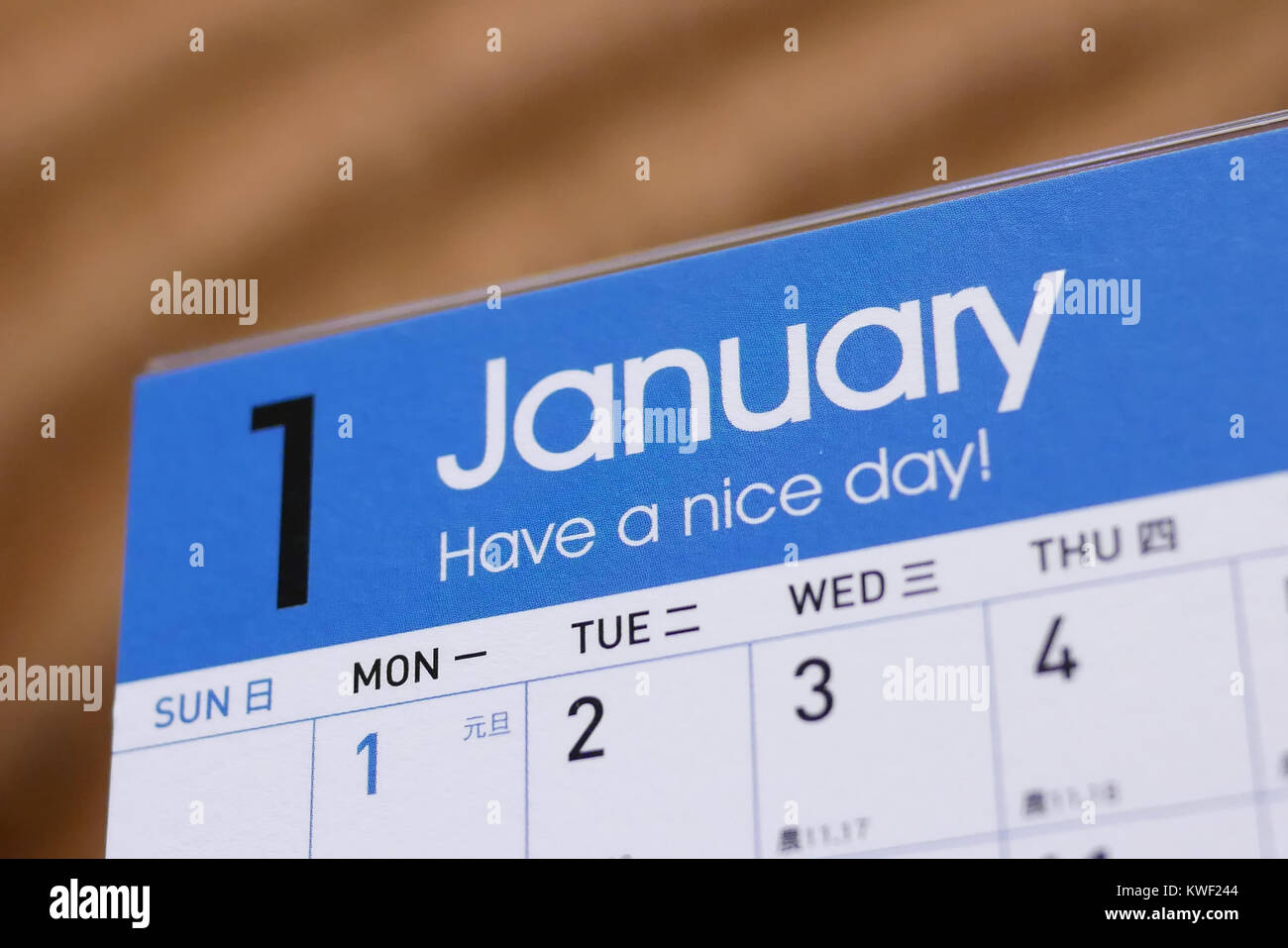 close-up-calendar-of-january-2018-stock-photo-alamy