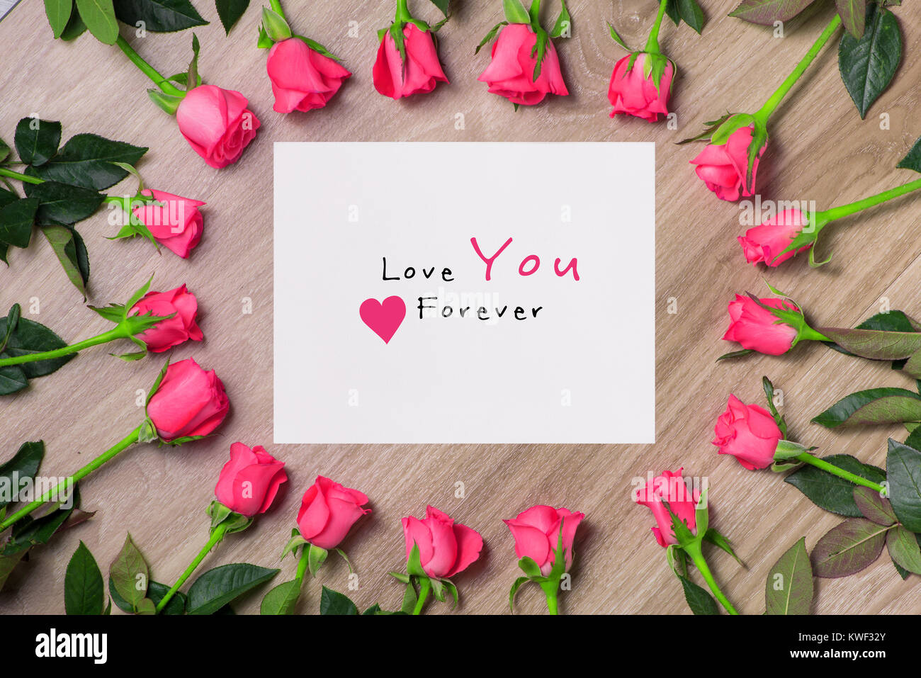 Valentine's Day Background with Bouquet of red roses Stock Photo - Alamy