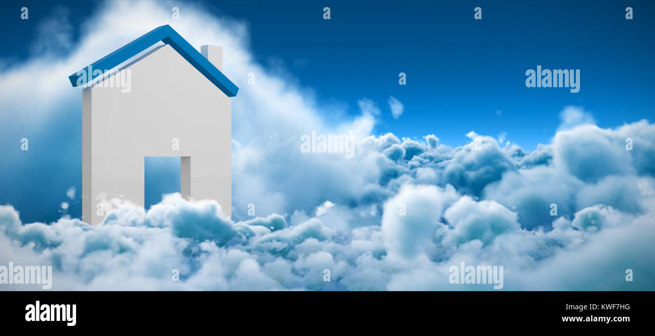 Composite image of home page symbol Stock Photo