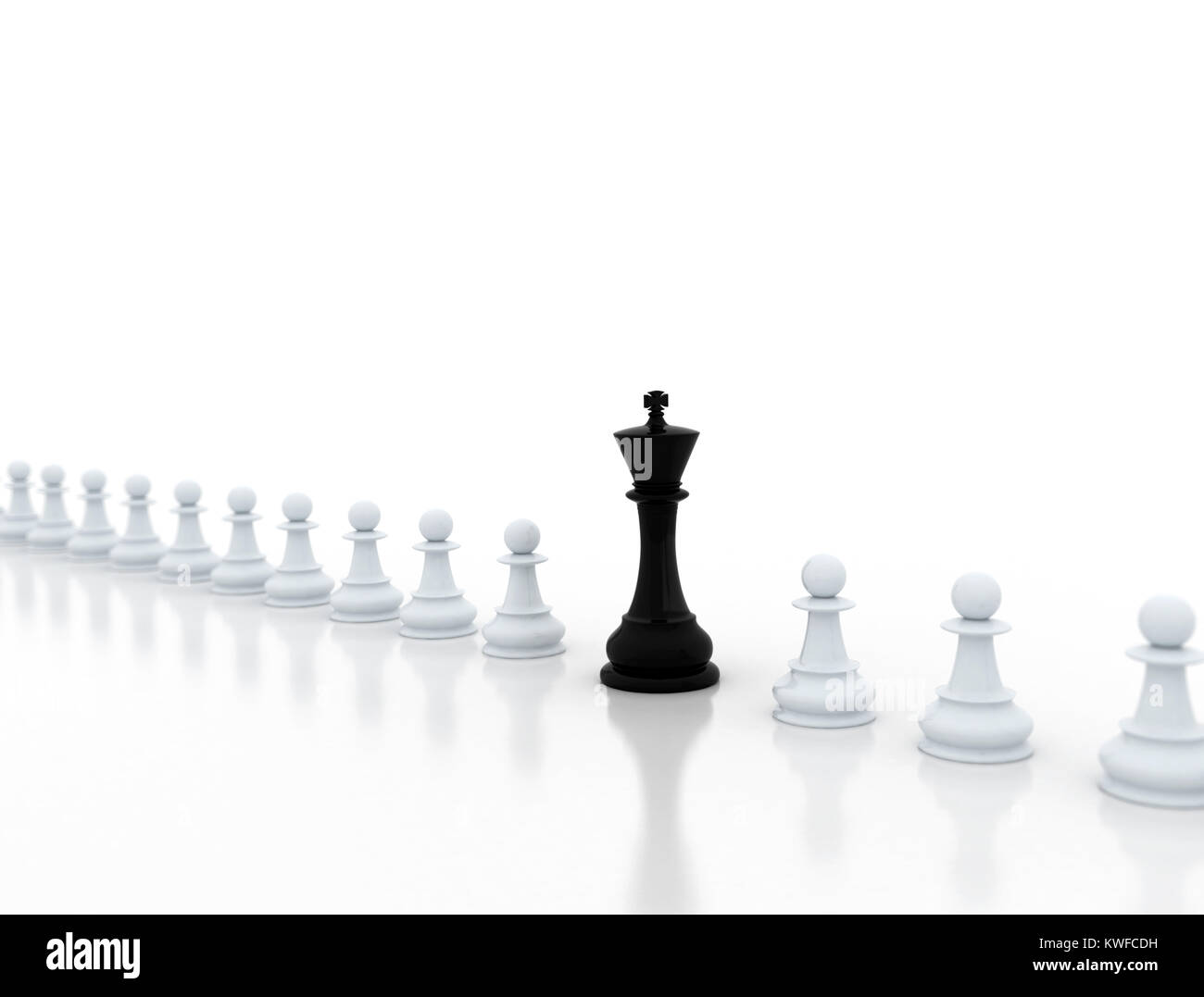 Leadership Concept The King Chess Piece With Chess Others Nearby From  Floating Board Game Concept Of Business Ideas And Competition And Strategy  Plan Success Meaning Stock Photo - Download Image Now - iStock