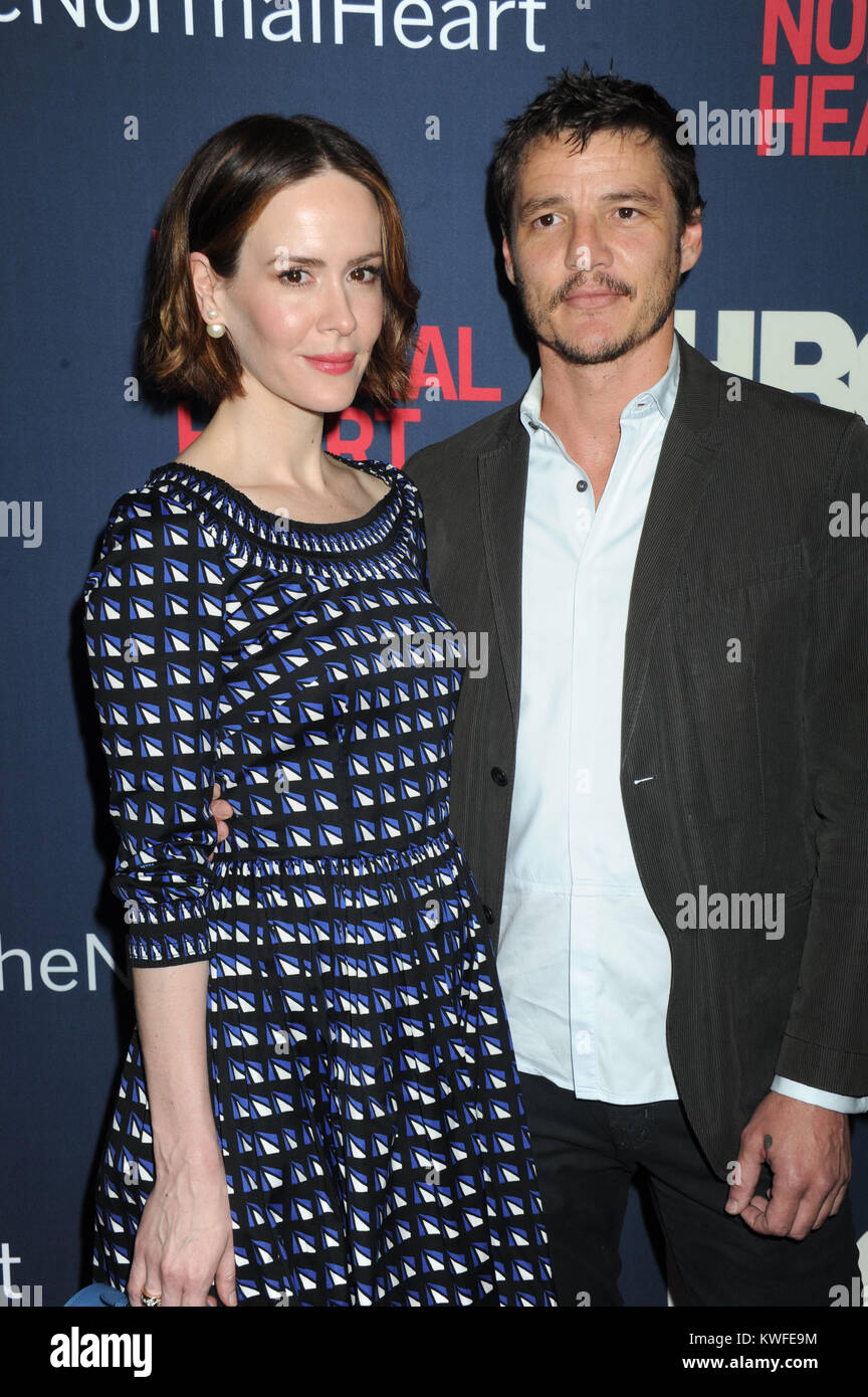 New York Ny May 12 Sarah Paulson Pedro Pascal Attends The Normal Heart New York Screening At Ziegfeld Theater On May 12 2014 In New York City People Sarah Paulson Pedro