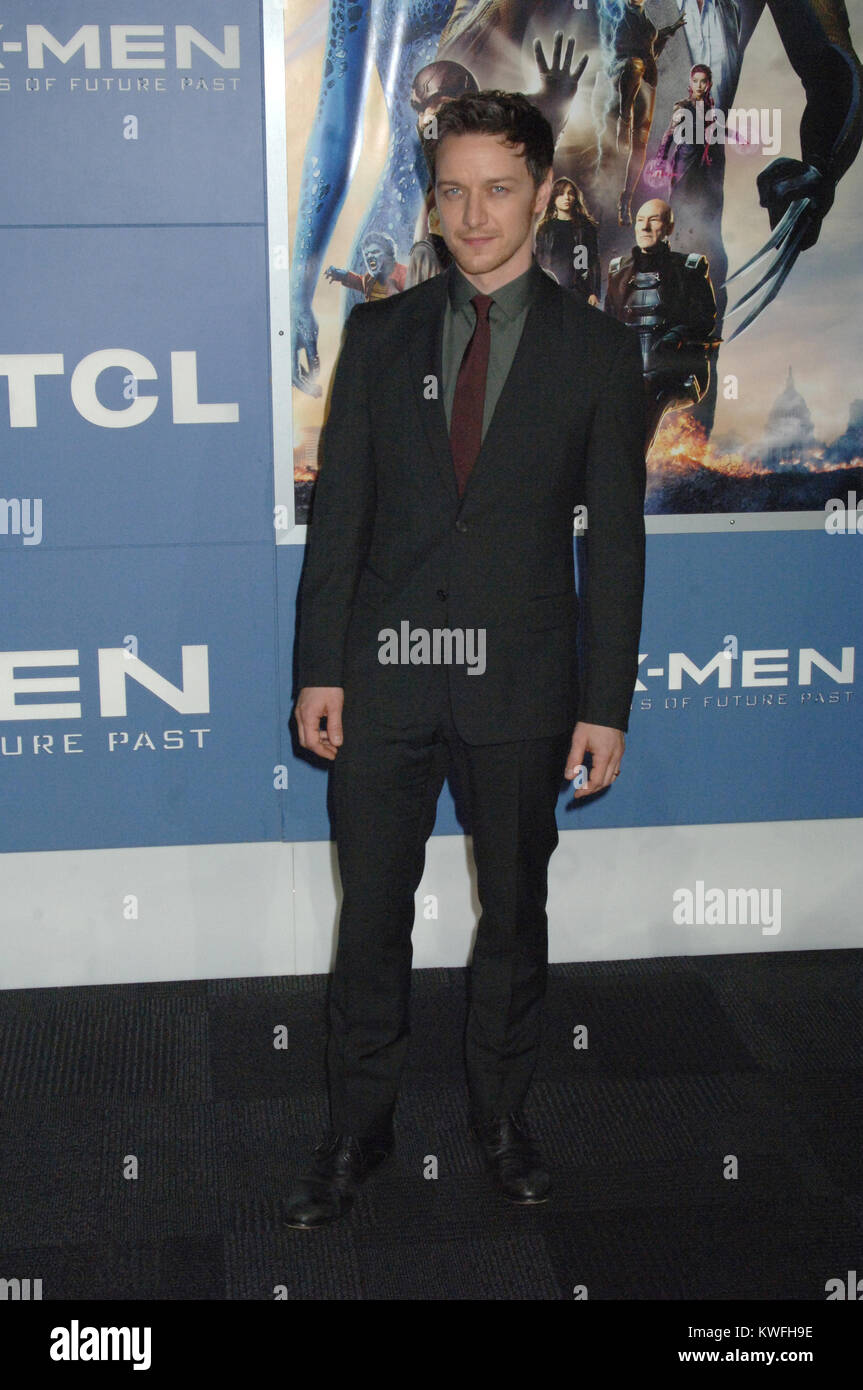 NEW YORK, NY MAY 10 James McAvoy attends the 'XMen Days Of Future