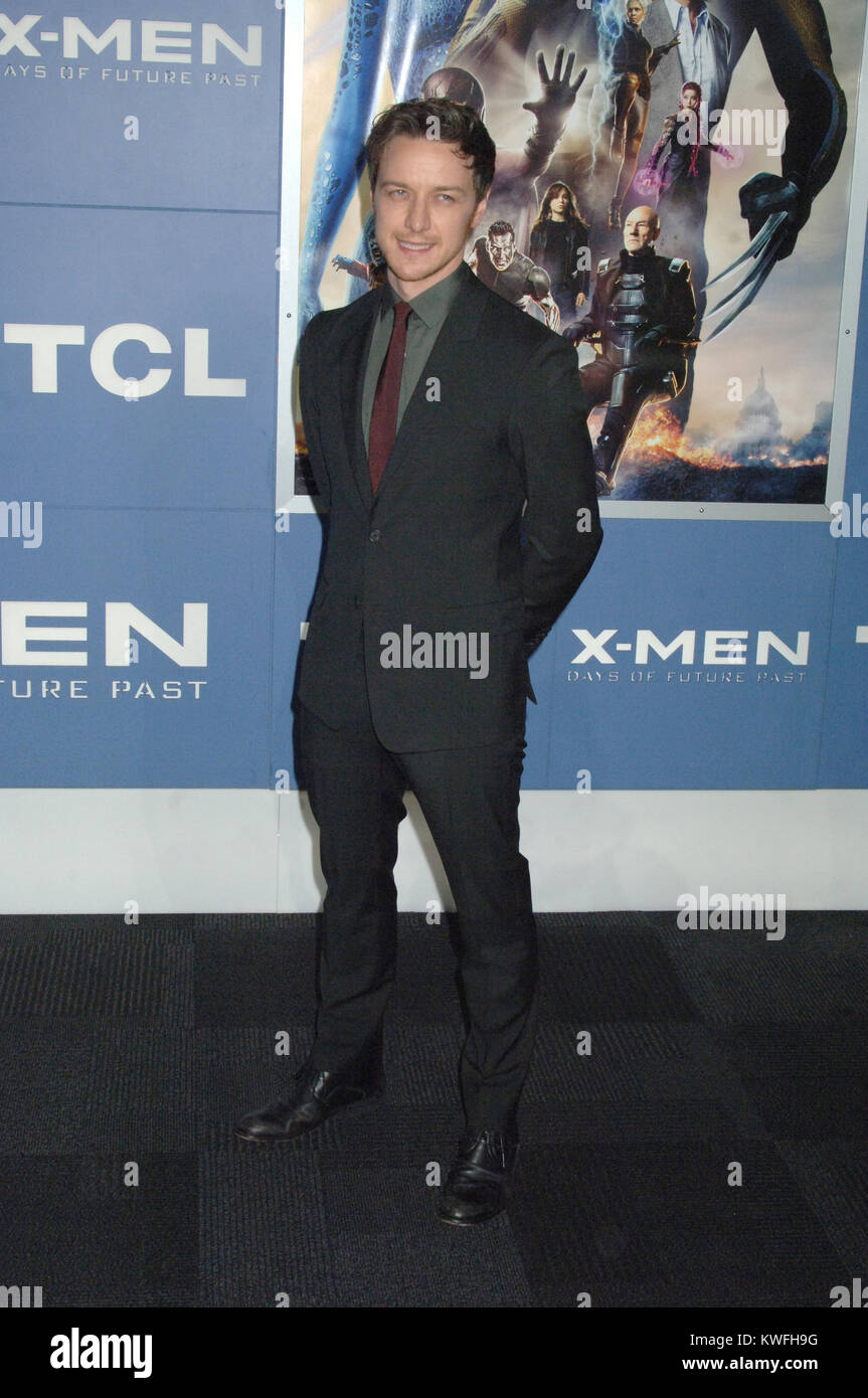 NEW YORK, NY MAY 10 James McAvoy attends the 'XMen Days Of Future