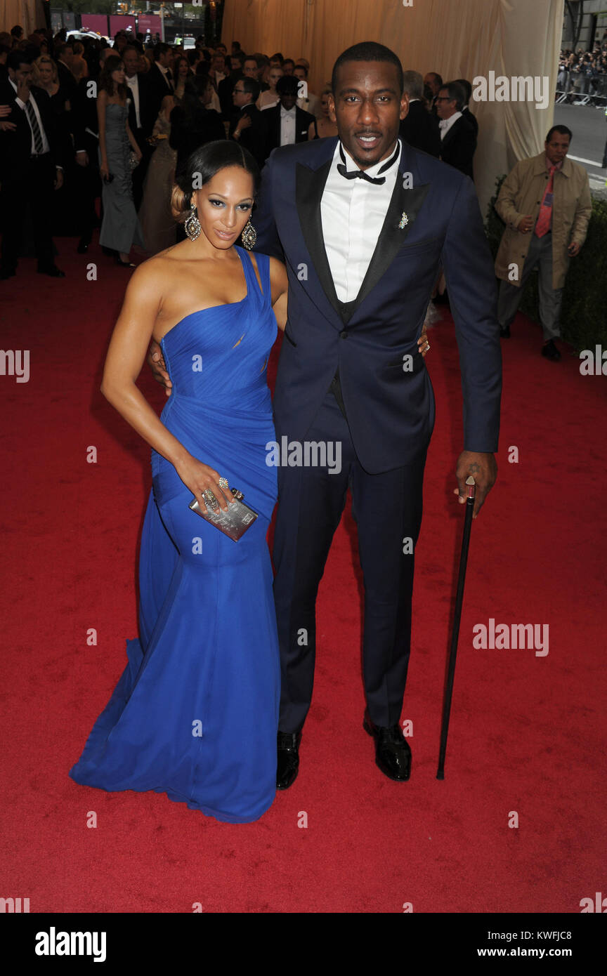 NEW YORK, NY - MAY 05: Alexis Welch Amare Stoudemire attends the