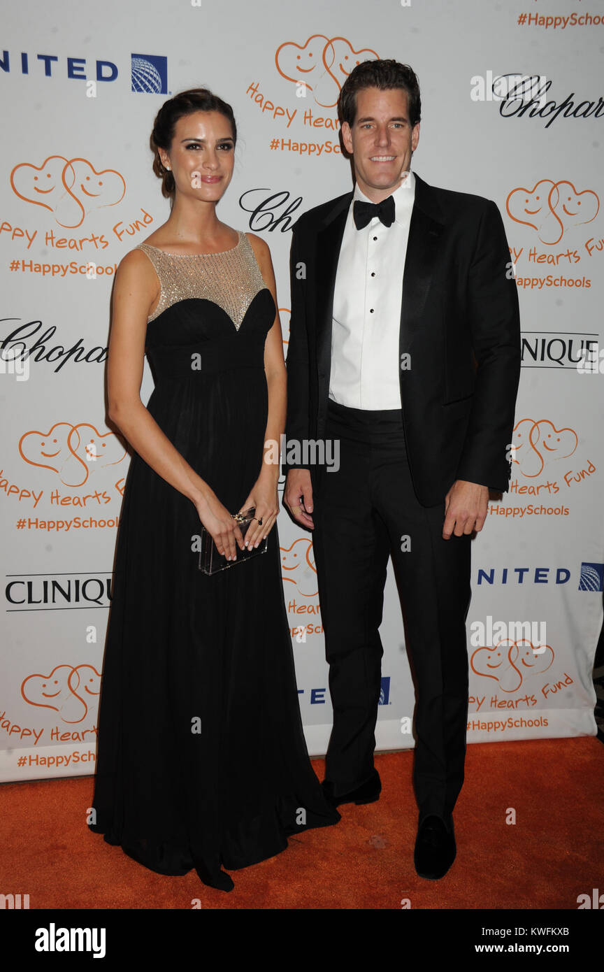 NEW YORK, NY JUNE 19 Natalia Beber; Cameron Winklevoss attends the Happy Hearts Fund Gala