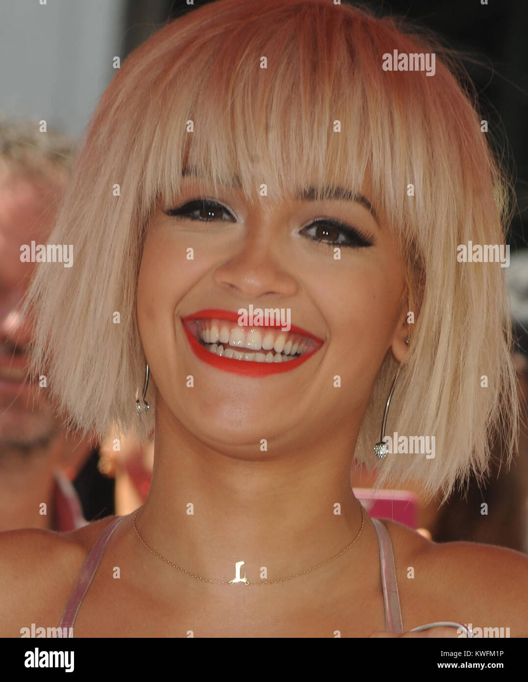 NEW YORK, NY - AUGUST 19: Actress, singer Rita Ora, chef Dominique