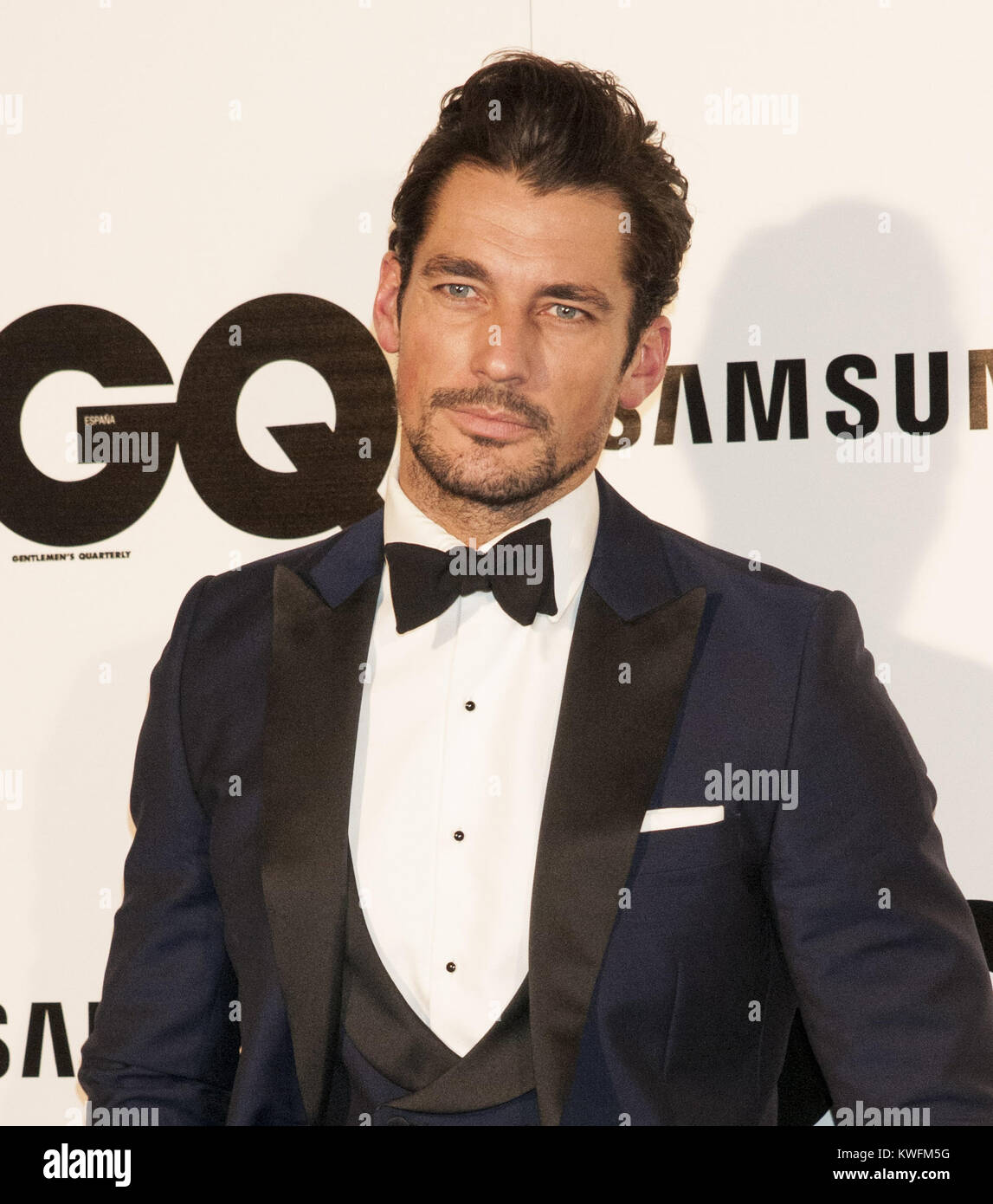 MADRID, SPAIN - NOVEMBER 03: David Gandy  attends the 'GQ Men Of The Year awards 2014' at Palace hotel on November 3, 2014 in Madrid, Spain.  People:  David Gandy Stock Photo