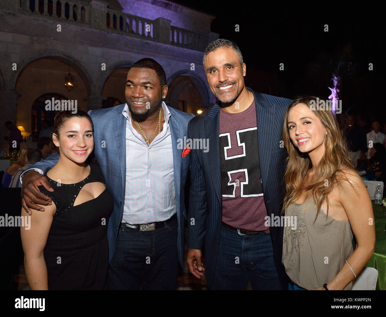 PUNTA CANA, DOMINICAN REPUBLIC - DECEMBER 13: Alex Rodriguez of the New  York Yankees and Girlfriend,Torrie Wilson, at the 6th Annual David Ortiz  Celebrity Golf Classic Powered By FUSEt on December 13,