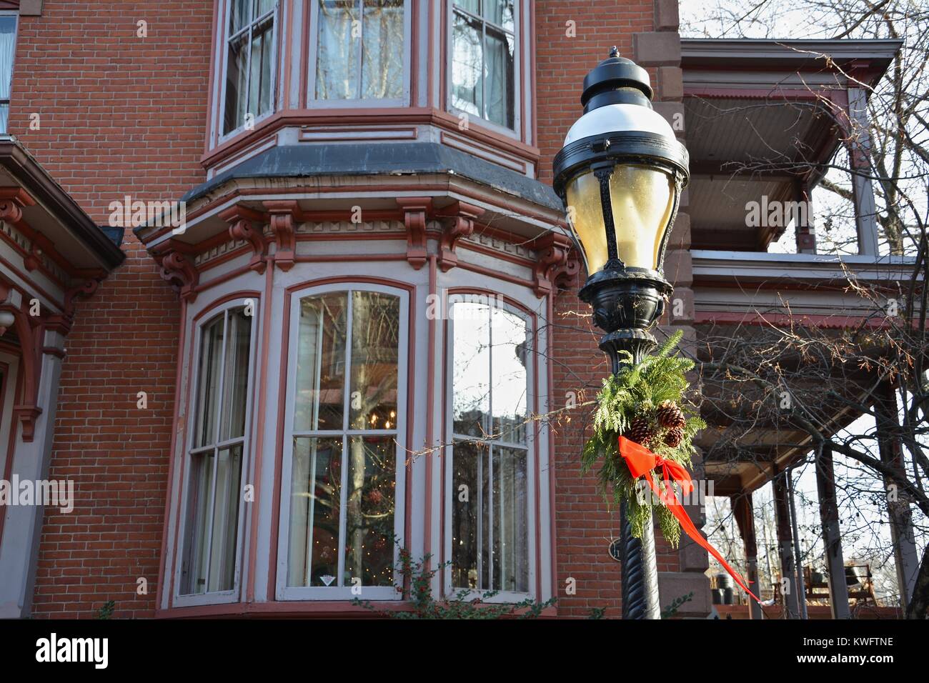 The iconic Mattoon Street Victorian Row House historic district in ...