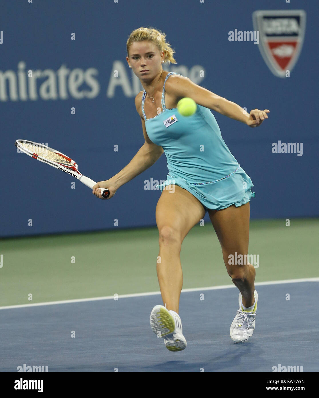 FLUSHING, NY - AUGUST 31: Camila Giorgi Day Six of the 2013 US Open at ...