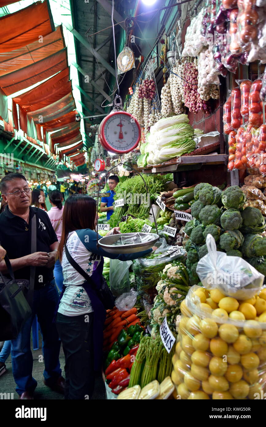 BAGUIO CITY, PHILIPPINES, DECEMBER 14, 2017, Baguio City Public Market, main local market