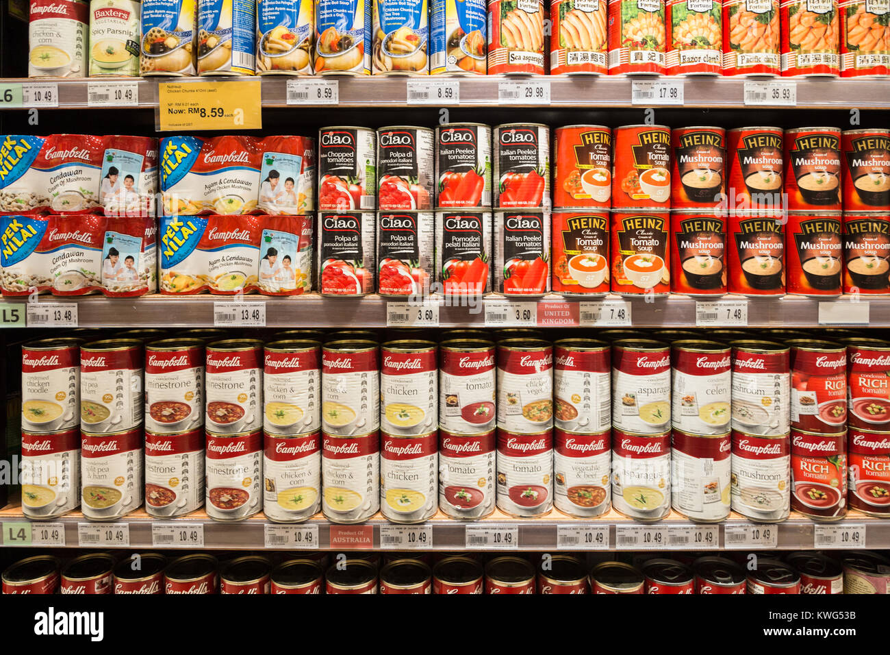Cambell's soup grocery store hires stock photography and images Alamy