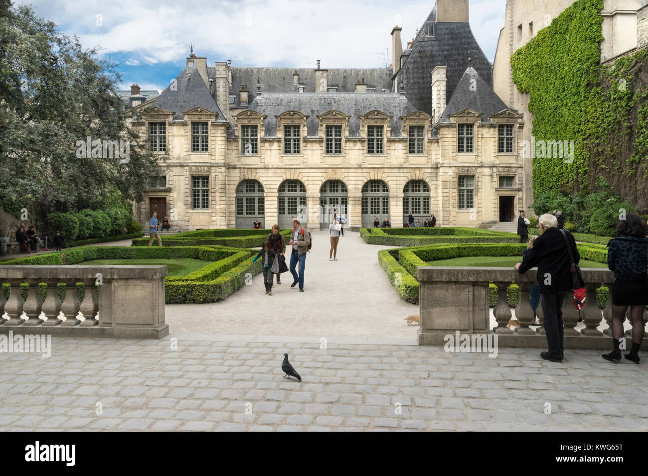 France, Paris, Hotel de Sully in the 4th arrondissement, Centre des monuments national Stock Photo