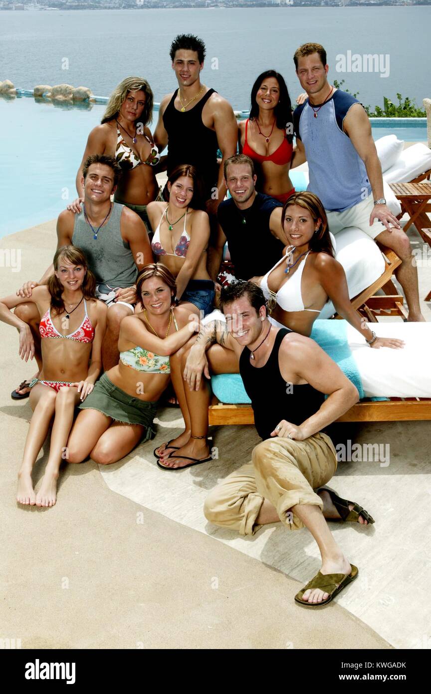 June 5, 2003 - PARADISE HOTEL: Top Row L-R: Toni, Zach, Melanie, Scott.  Center Row L-R: Alex, Amanda, Beau, Kristen. Bottom Row L-R: Charla, Amy,  Andon. PARADISE HOTEL .TV/FILM STILL.SUPPLIED BY: K389008LL(Credit