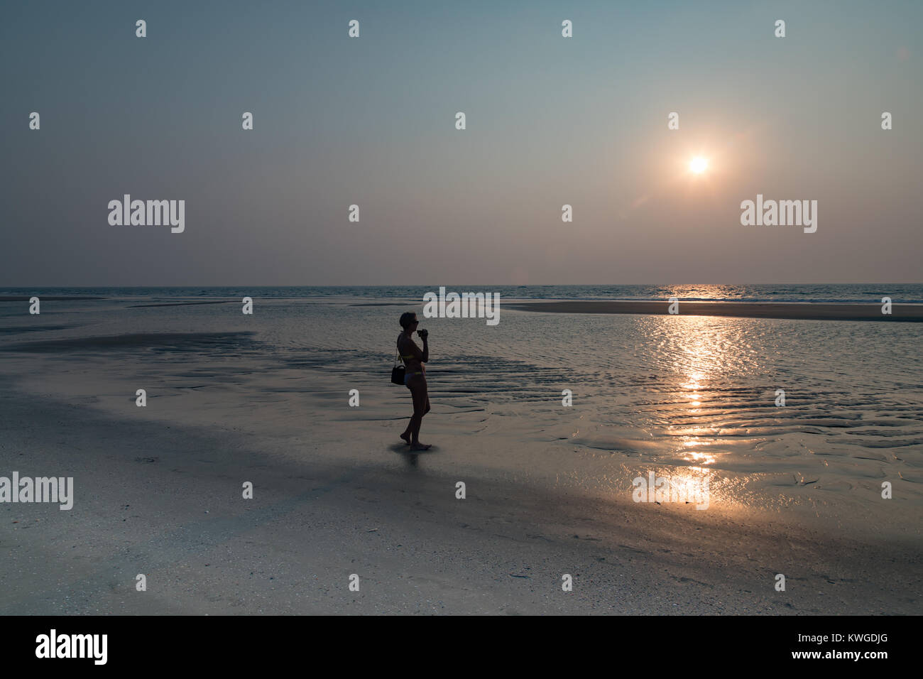 Benaulim, India. 03rd Jan, 2018. Benaulim beach, Goa, India. Wednesday ...