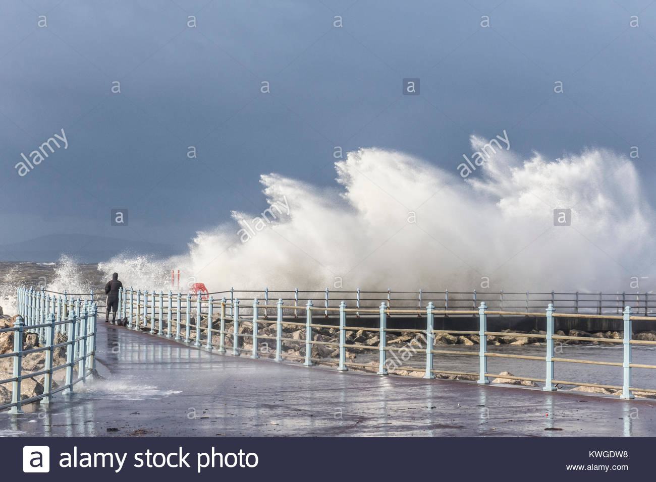Sandylands Promenade Morecambe Lancashire Uk High Resolution Stock