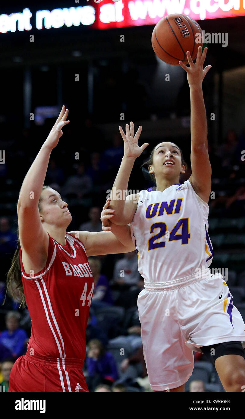 Moline, Iowa, USA. 10th Mar, 2017. University of Northern Iowa's