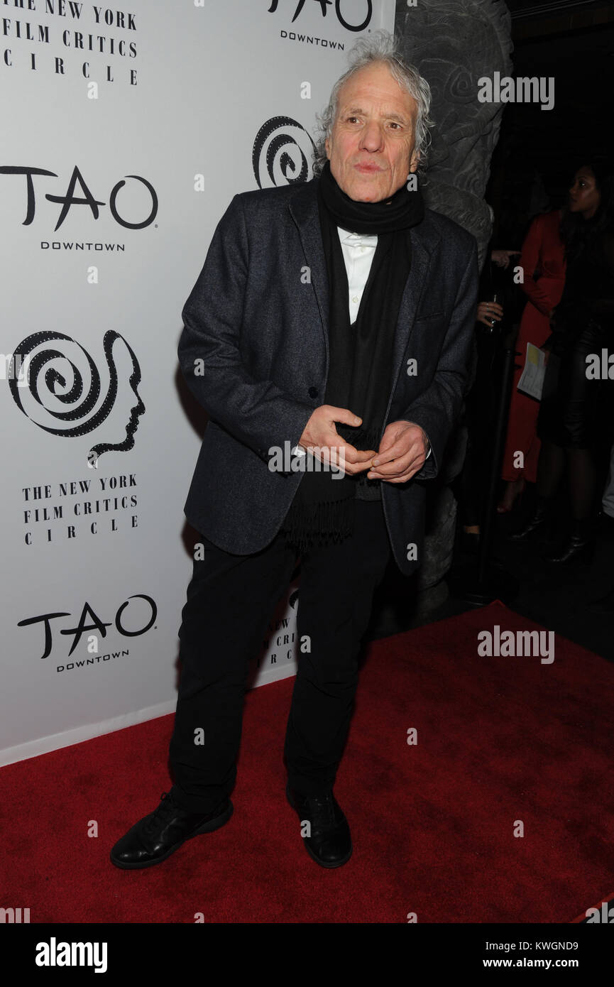 New York, NY, USA. 3rd Jan, 2018. Abel Ferrara at the New York Film Critics Circle Awards at TAO Downtown in New York City on January 3, 2018. Credit: John Palmer/Media Punch/Alamy Live News Stock Photo