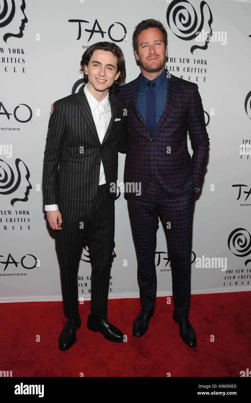 Timothée Chalamet and Armie Hammer walking on the red carpet during the  90th Academy Awards ceremony, presented by the Academy of Motion Picture  Arts and Sciences, held at the Dolby Theatre in