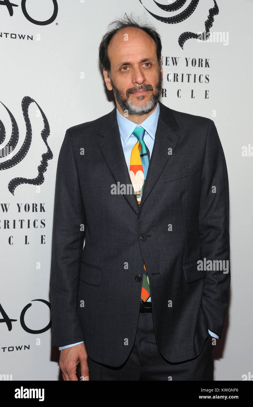 New York, NY, USA. 3rd Jan, 2018. Luca Guadagnino at the New York Film Critics Circle Awards at TAO Downtown in New York City on January 3, 2018. Credit: John Palmer/Media Punch/Alamy Live News Stock Photo