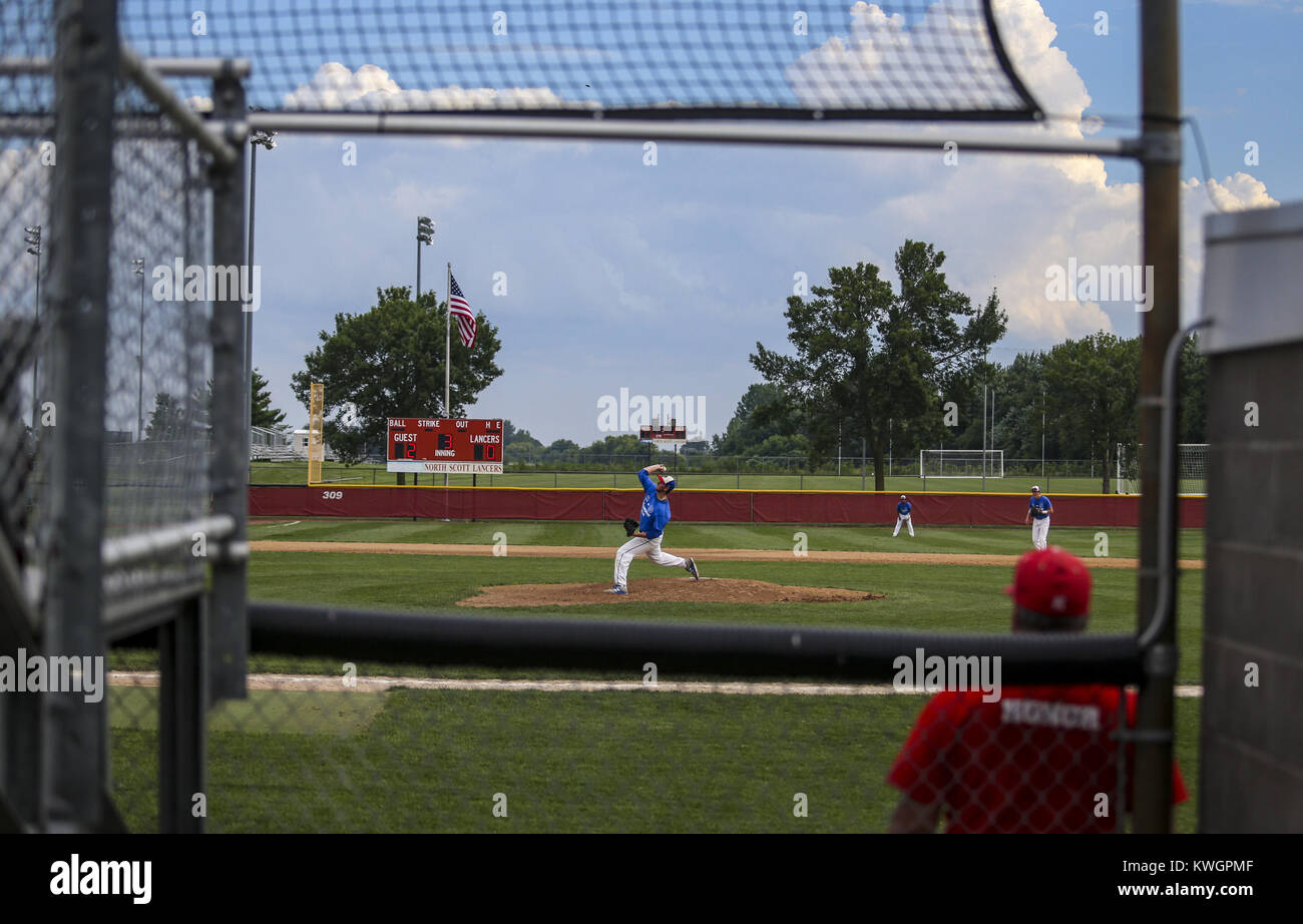 Eldridge, Iowa, USA. 3rd July, 2017. Davenport Central's starting