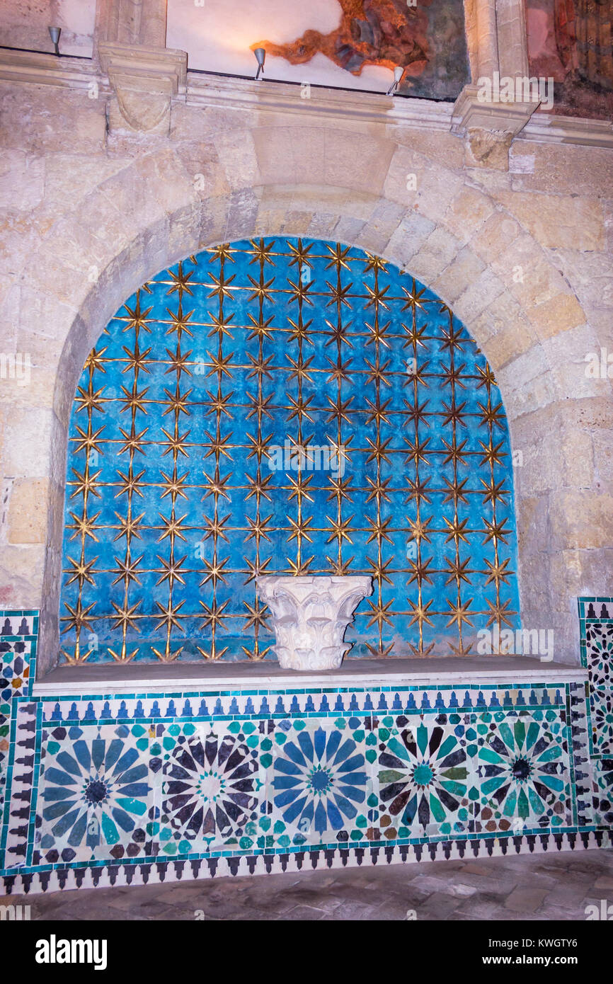 Cordoba, Spain.  The Mudéjar Chapel of San Bartolomé, a 15th-century funerary chapel. Stock Photo