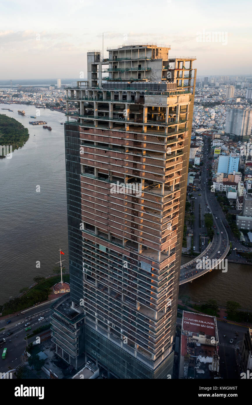 Construction projects in Ho Chi Minh city, Vietnam Stock Photo - Alamy