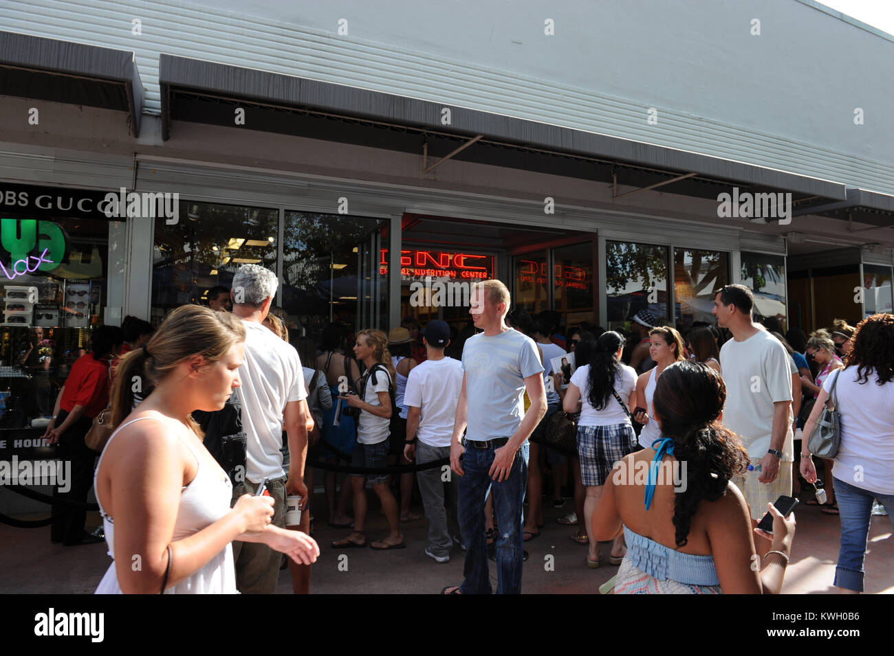 MIAMI BEACH, FL - MARCH 21: Jenni 'Jwoww' Farley meets and greets fans ...