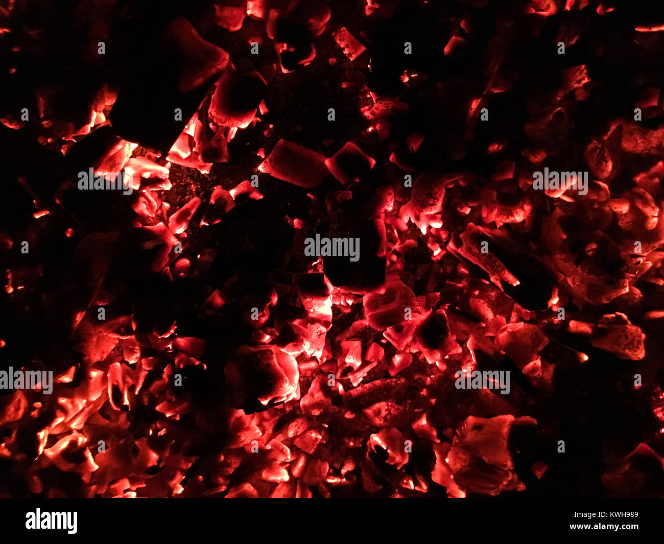 Perfect charcoal burning coal for BBQ Stock Photo Alamy