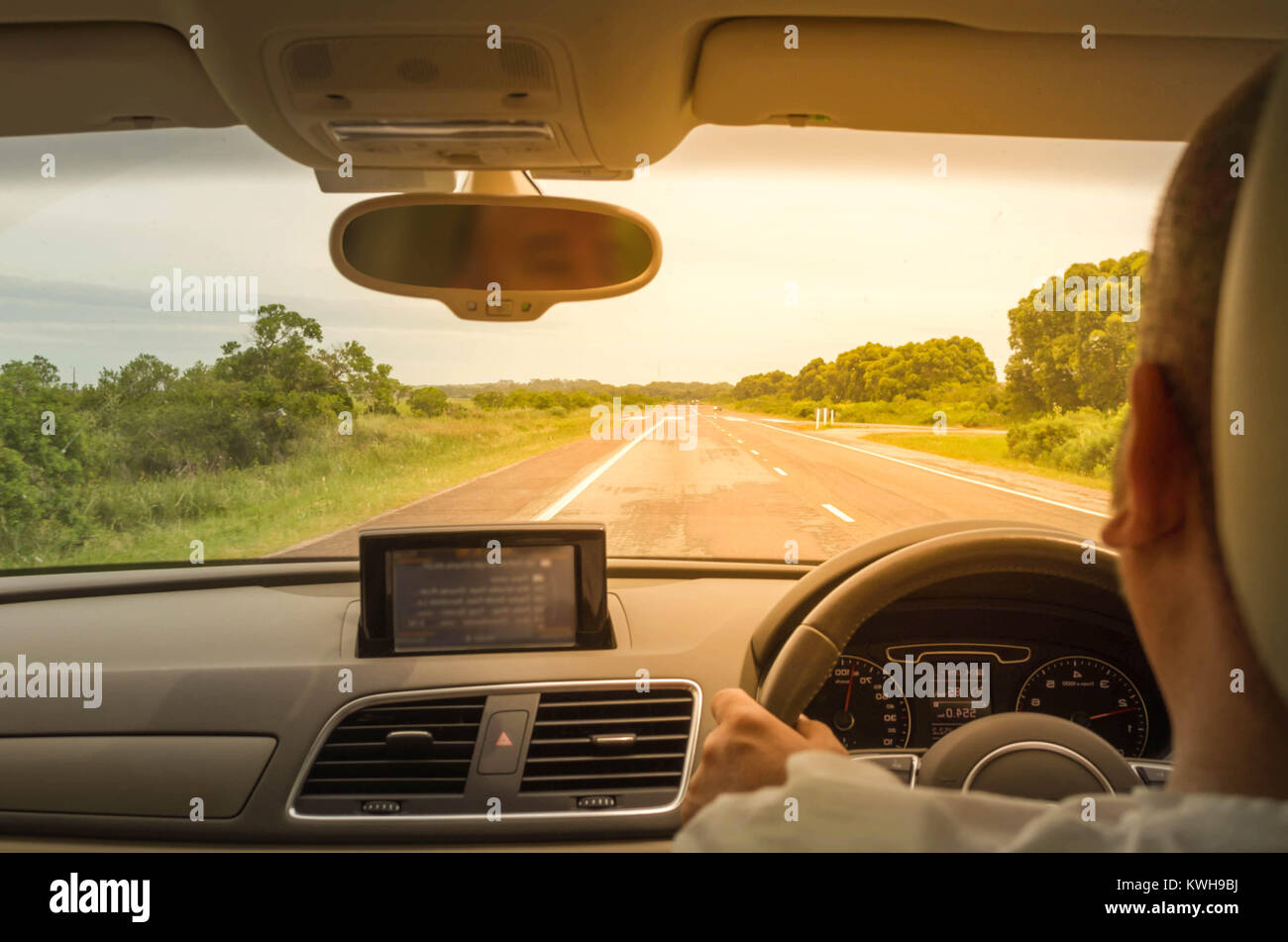 Car Driving View