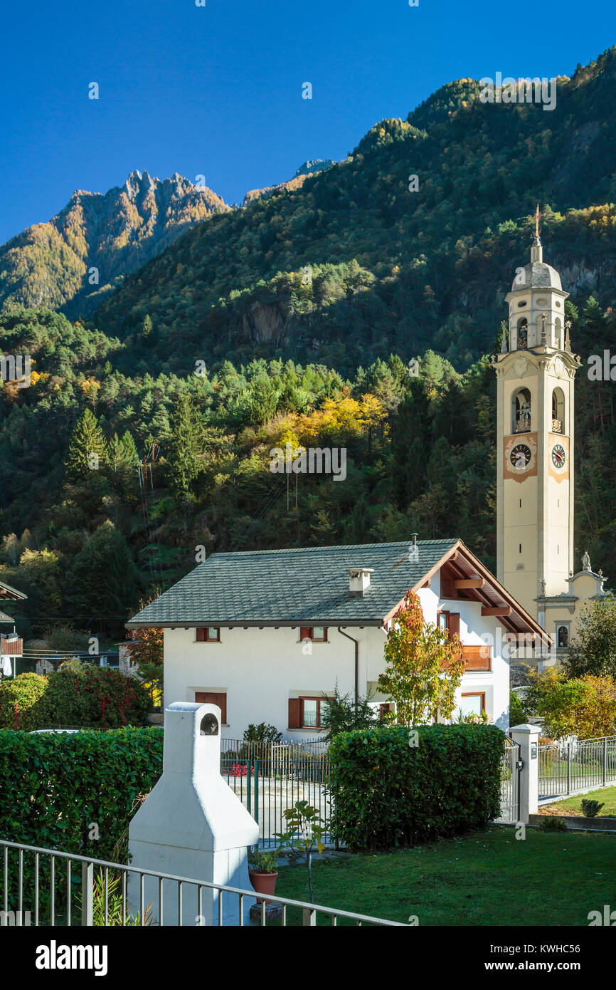 A village church in northern, Italy, Europe Stock Photo - Alamy