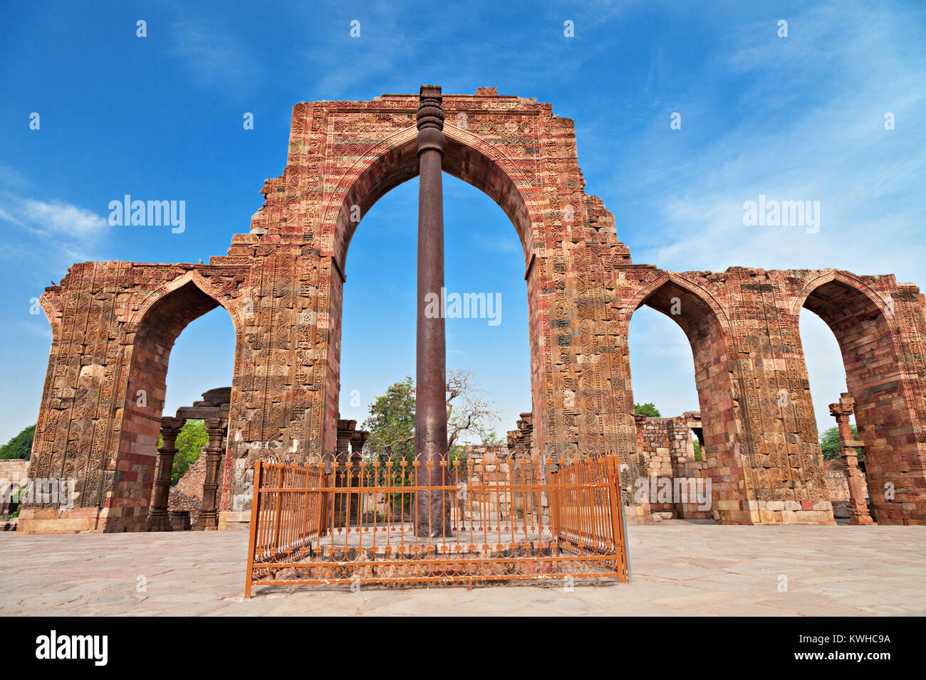 Iron Pillar, New Delhi, India Stock Photo Alamy
