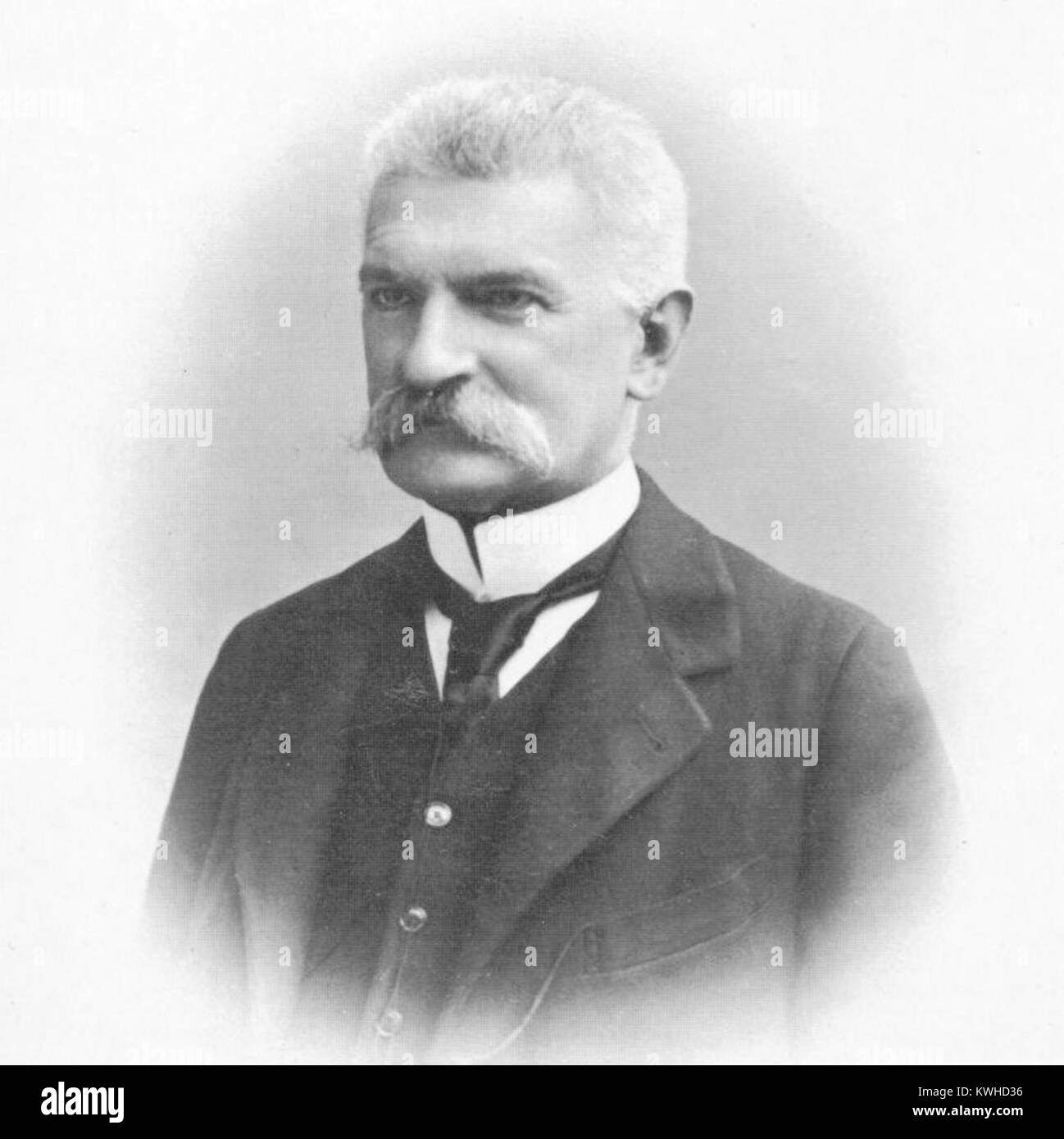 Sidney Sonnino, 1st Baron Sidney Costantino Sonnino, Italian politician and Prime Minister of Italy Stock Photo
