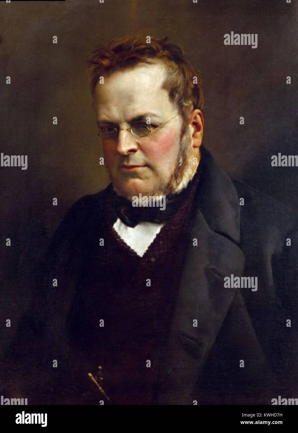 Count Camillo Benso of Cavour, first Italian Prime Minister Stock Photo
