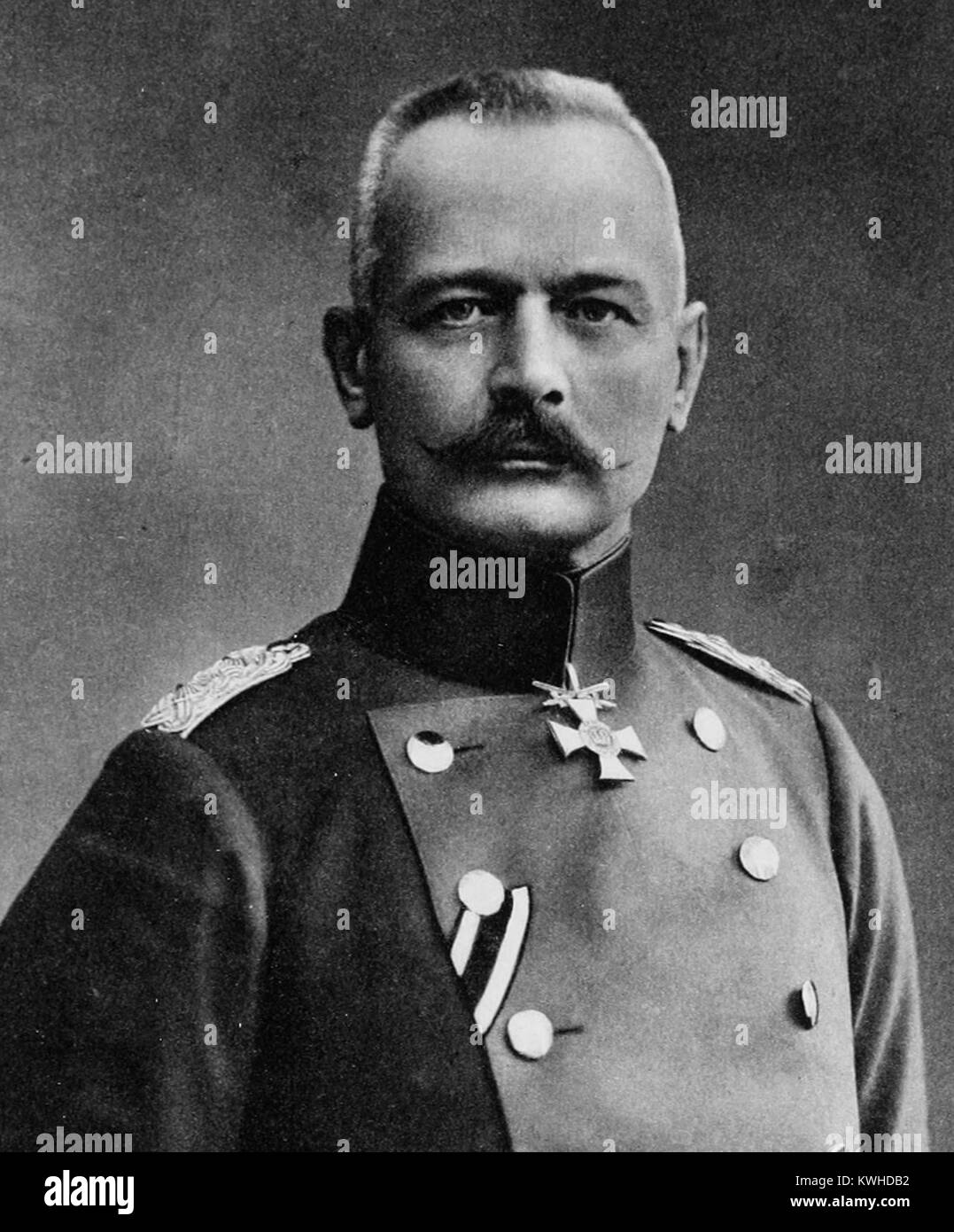 Erich von Falkenhayn General Erich Georg Anton von Falkenhayn, Chief of the German General Staff during the First World War from September 1914 until 29 August 1916 Stock Photo