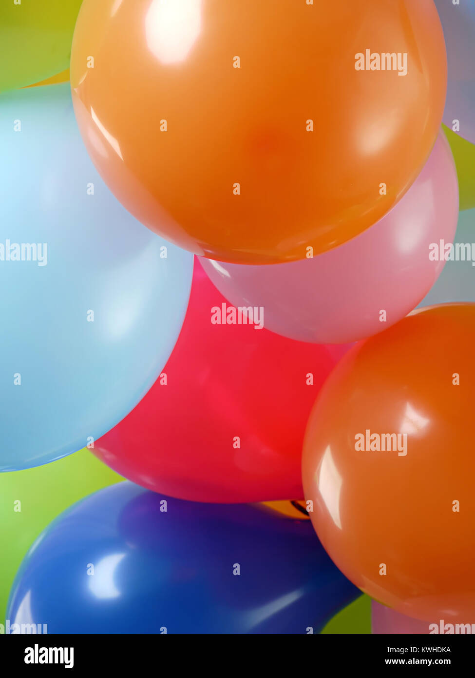 Background of colorful party balloons Stock Photo Alamy