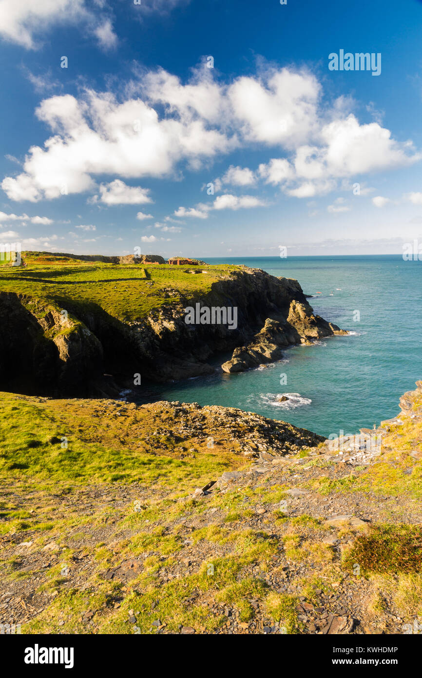 The west welsh coast. Porthgain, Pembrokeshire, Wales, United Kingdom Stock Photo