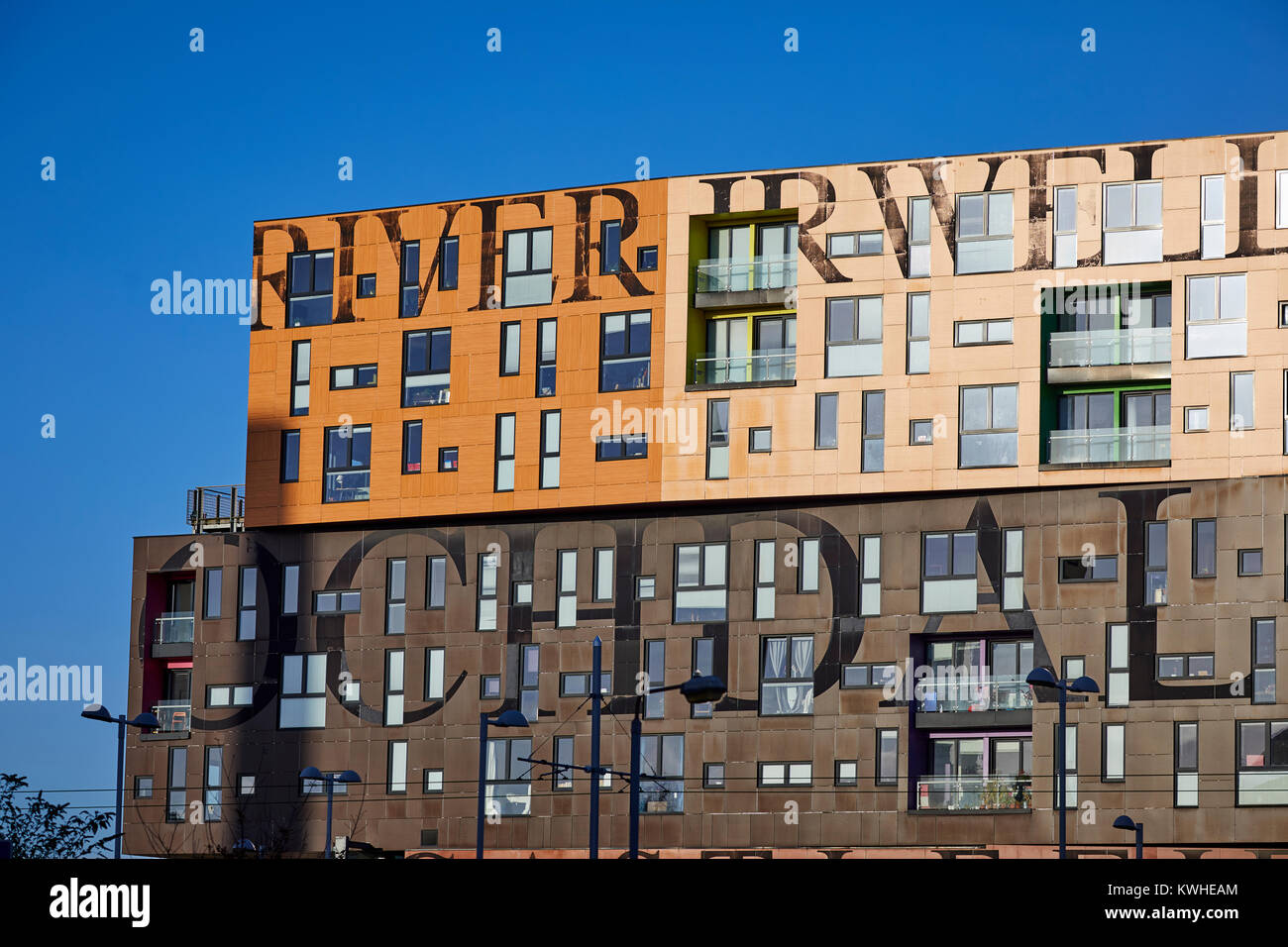 Will Alsop for Urban Splash postmodern apartment building in New