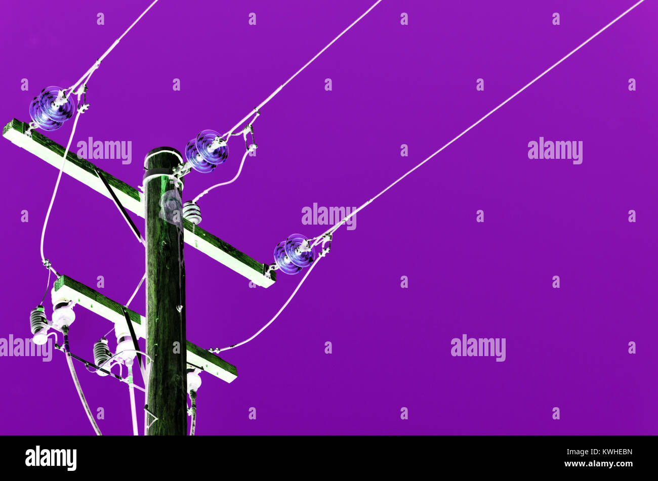 Power poles and electricity power lines close up Stock Photo Alamy