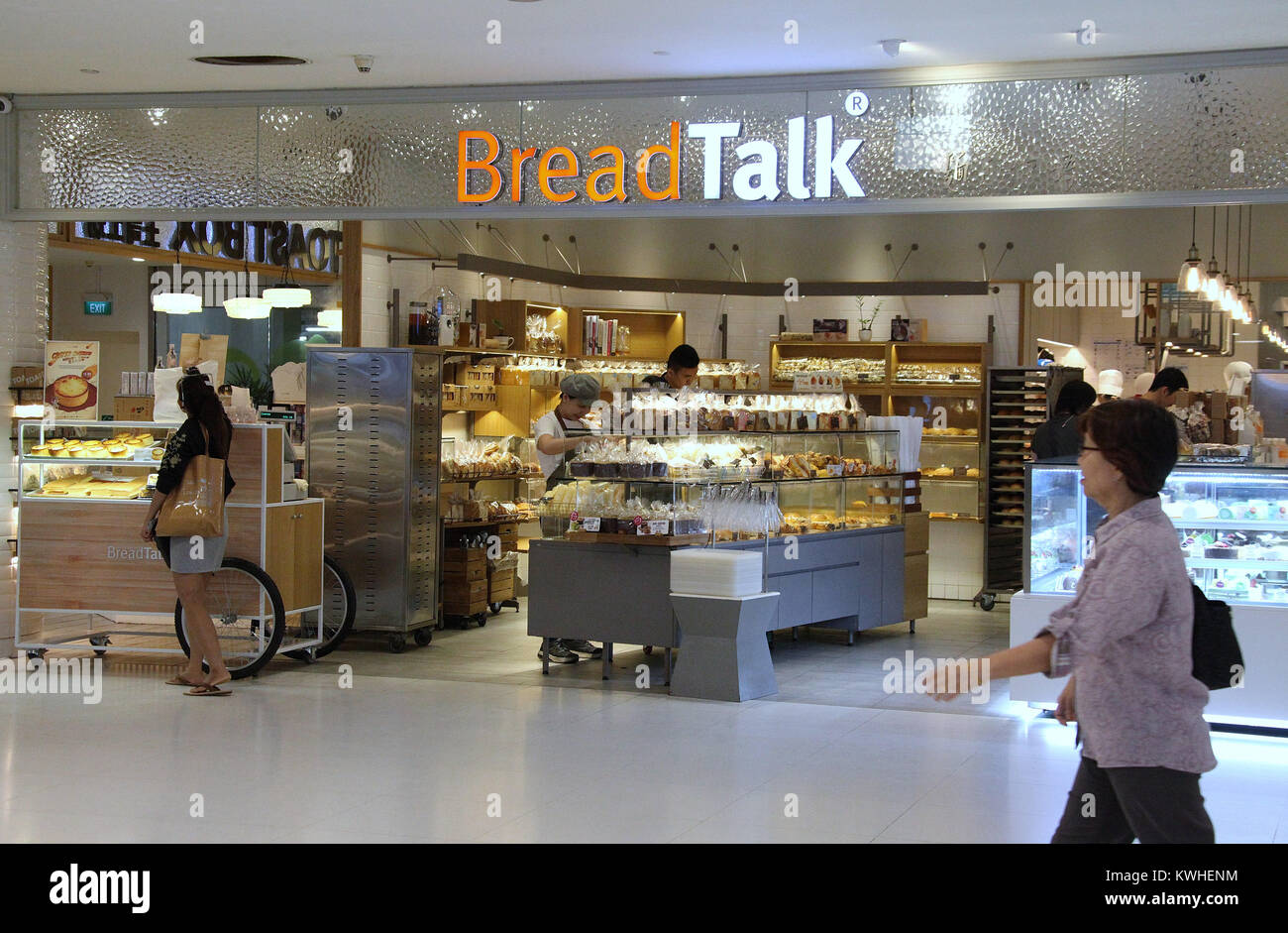 BreadTalk in Singapore Stock Photo