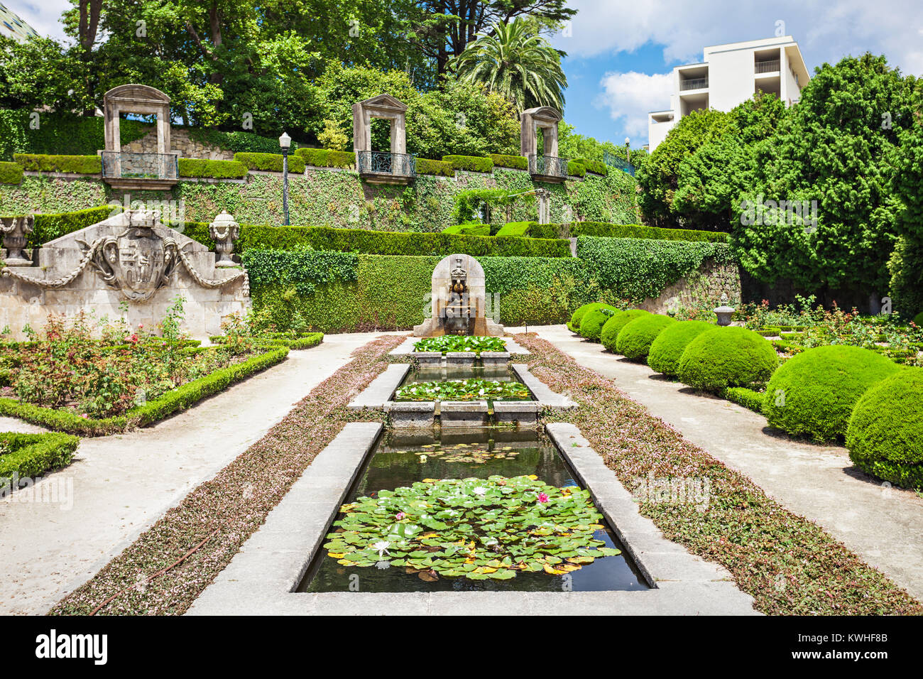 Jardins do Palacio de Cristal, Porto, Portugal Stock Photo