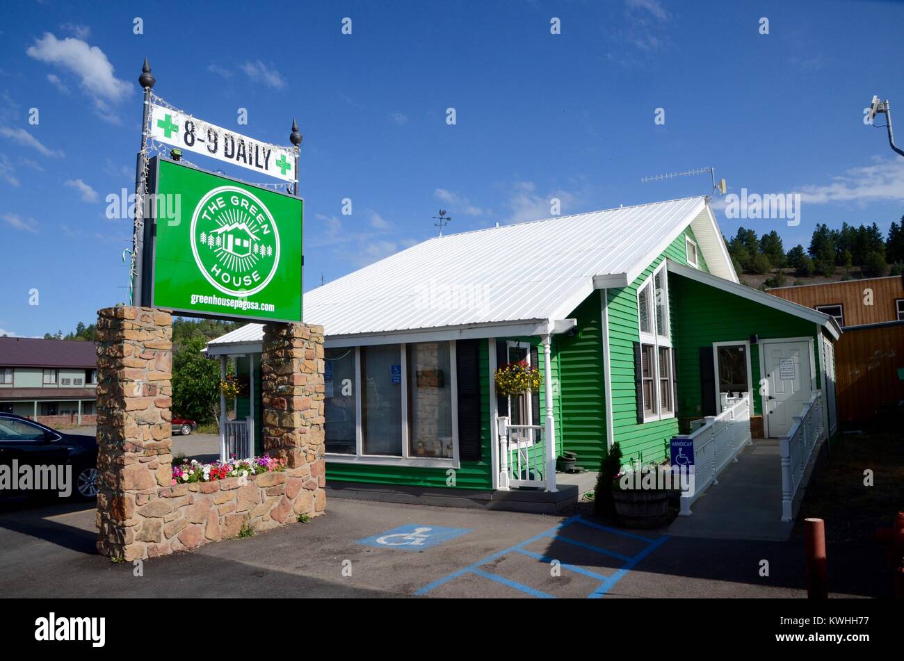 the green house marijuana supplies store pagosa springs colorado Stock