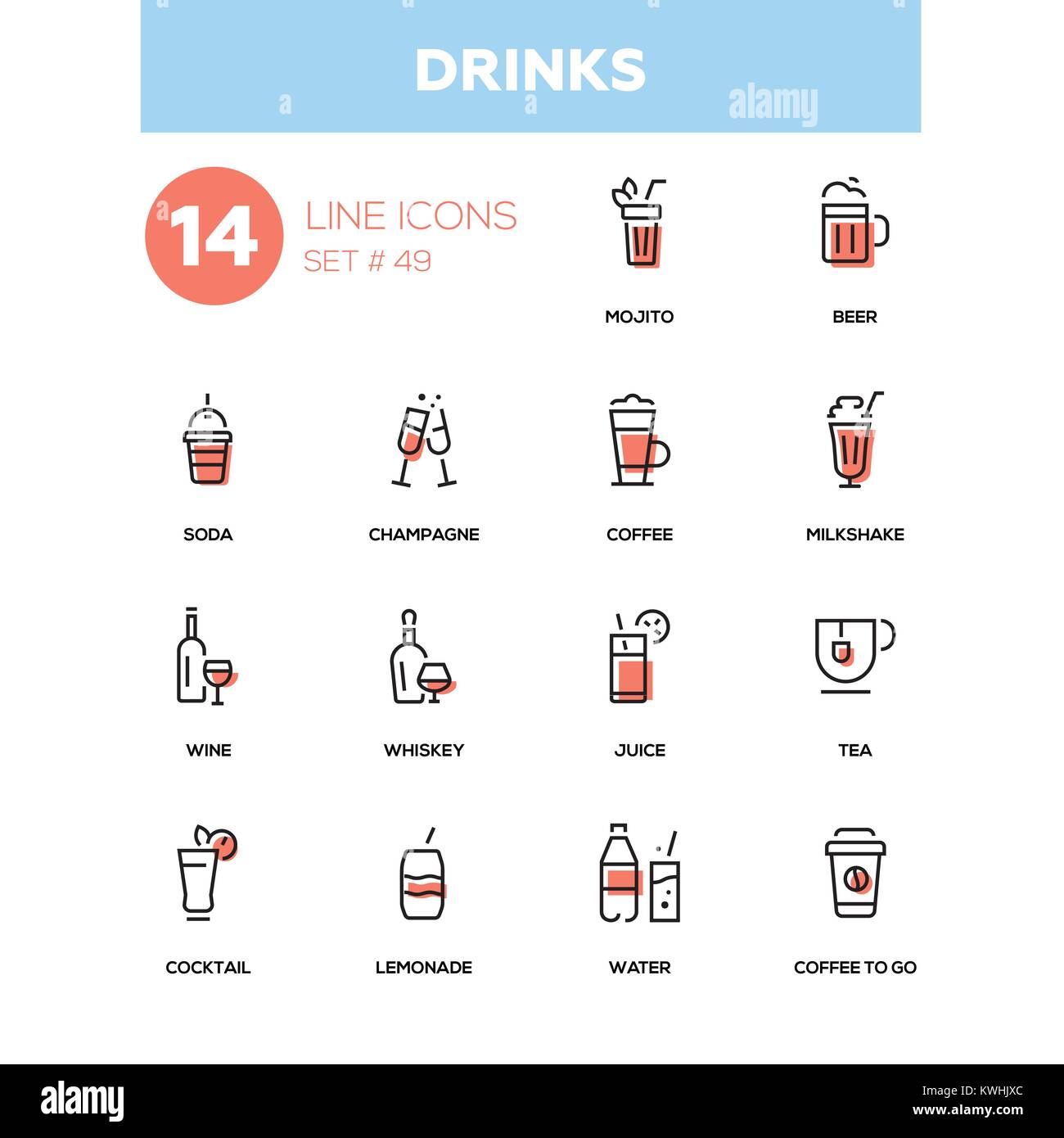 Soft drinks Stock Vector Images Alamy