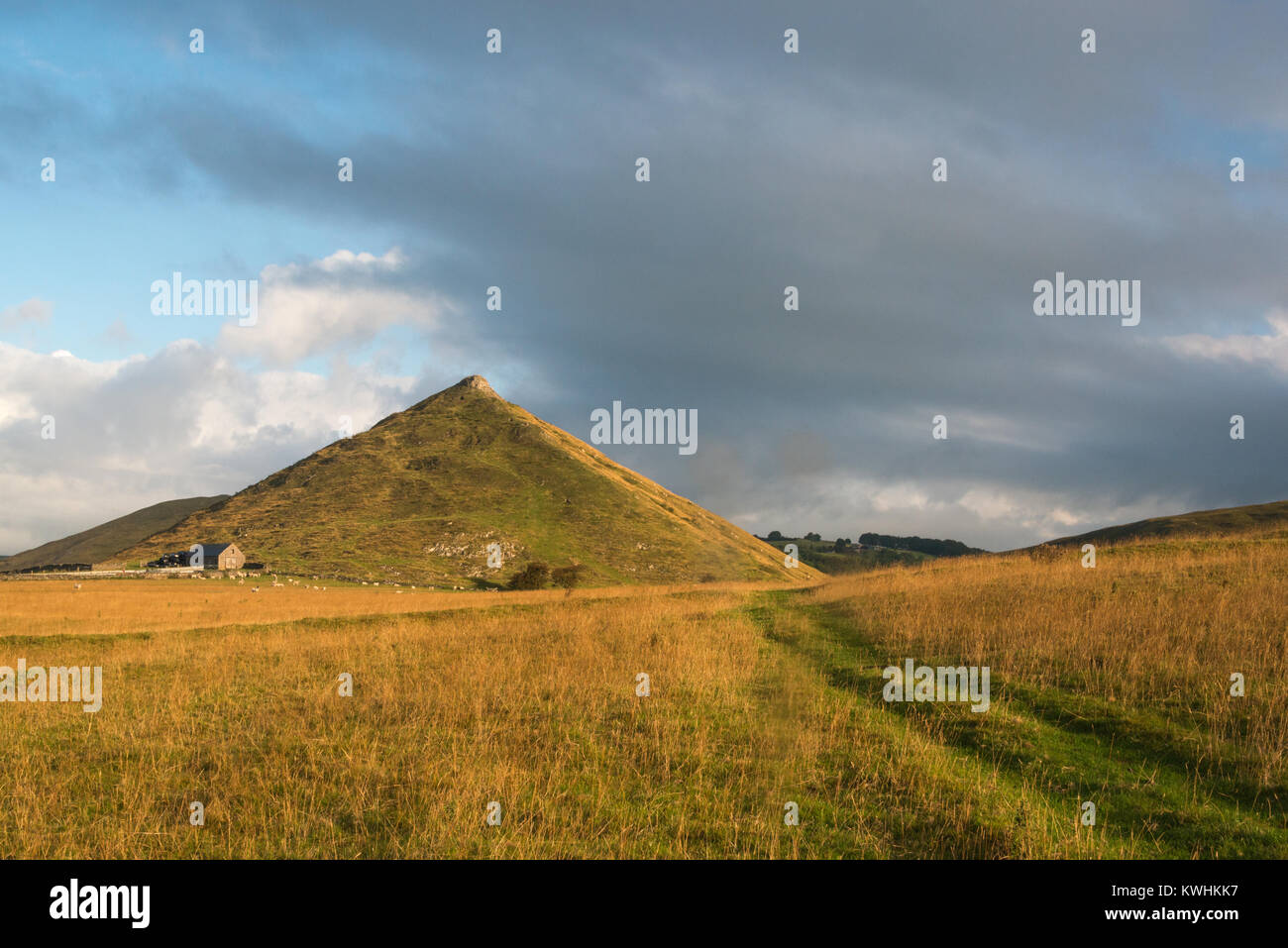 Thorpe Cloud hill in Dovedale on the Derbyshire/Staffordshire border