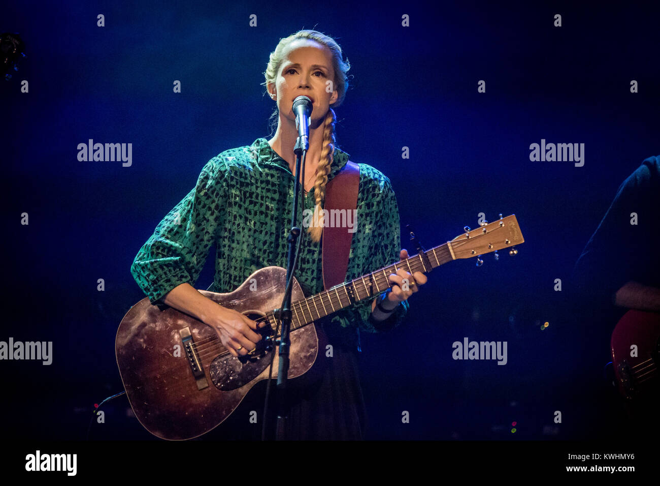 The Danish singer, musician and songwriter Tina Dickow (known as Tina Dico abroad) performs a live concert the Awards 2014 in Copenhagen. Denmark, 2014 Photo - Alamy